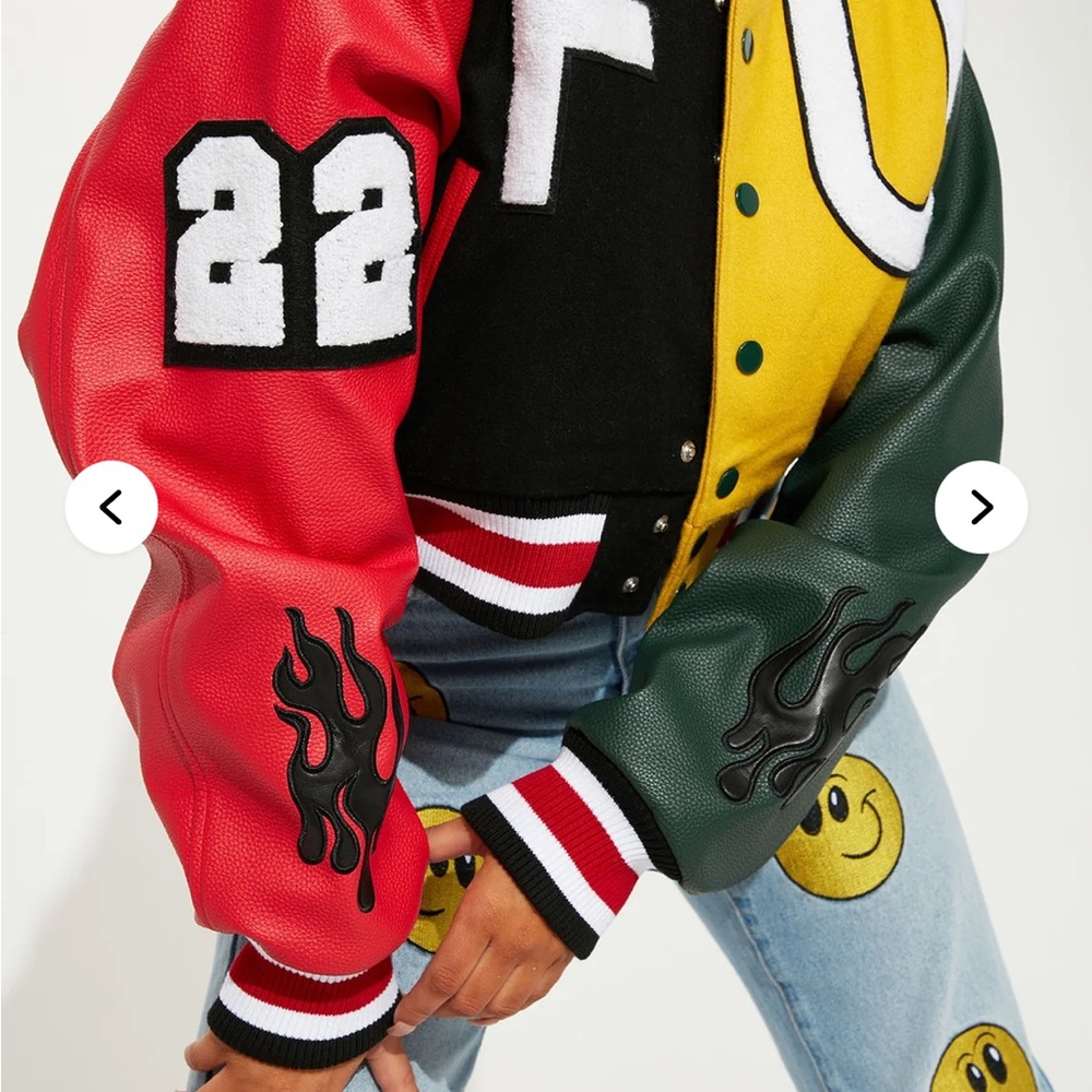 F U Varsity Jacket - Multicolor - Picture 2 of 4